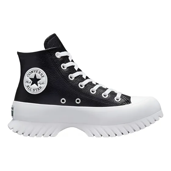 Zapatilla Mujer Cuero Converse Ctas Lugged A03704c Black