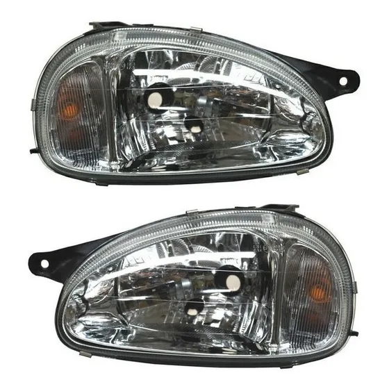 Par Faros Chevrolet Chevy C1 Lisos 1994 Al 2003 De Cristal