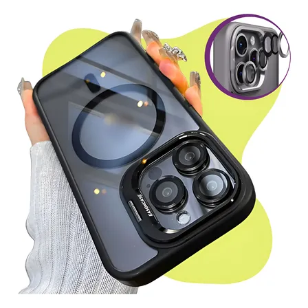 Capa Capinha Magnética Proteção Câmera Para iPhone 11 A 16