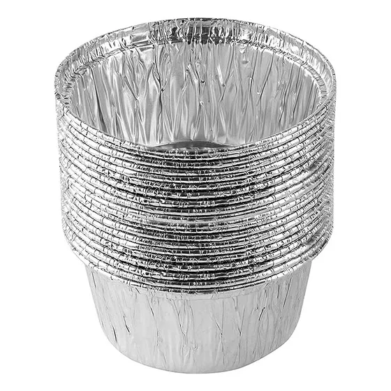 Molde Para Muffins Cupcake En Aluminio Desechable X 50 Und