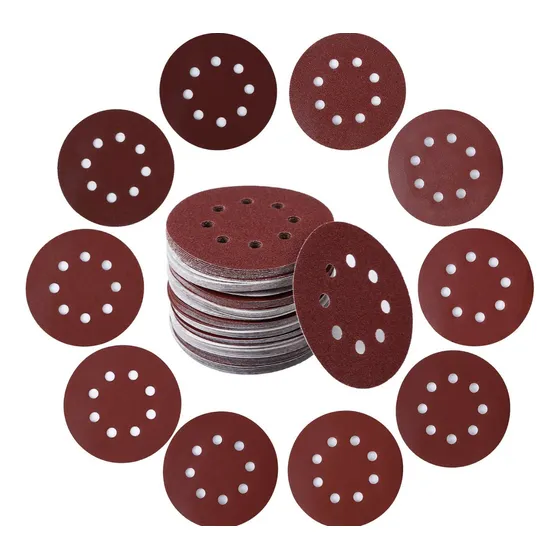 Set X50 Lijas 6  150mm Grano 40 80 120 180 Akrs1500511 Ingco