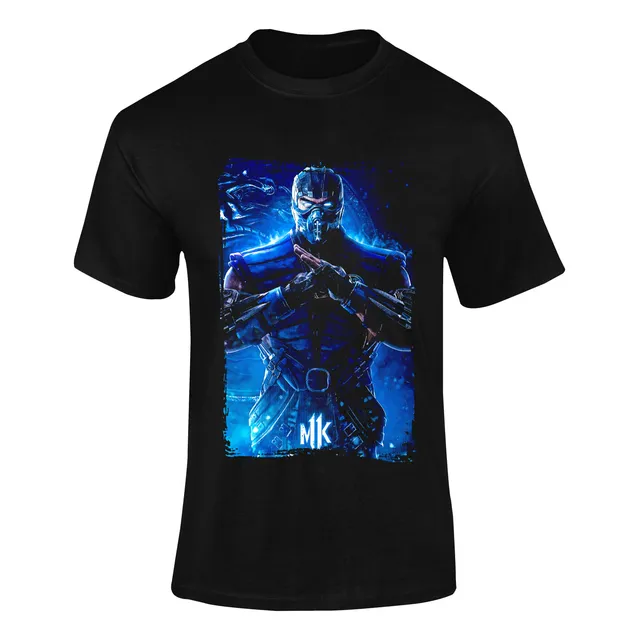 Polera Manga Corta Sub Zero Mortal Kombat Cod69
