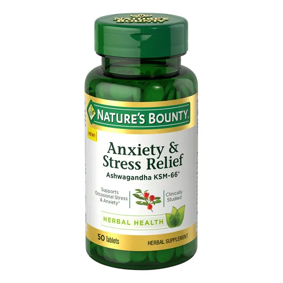 Suplemento Natures Ksm-66 Ashwagandha 50 Tabletas