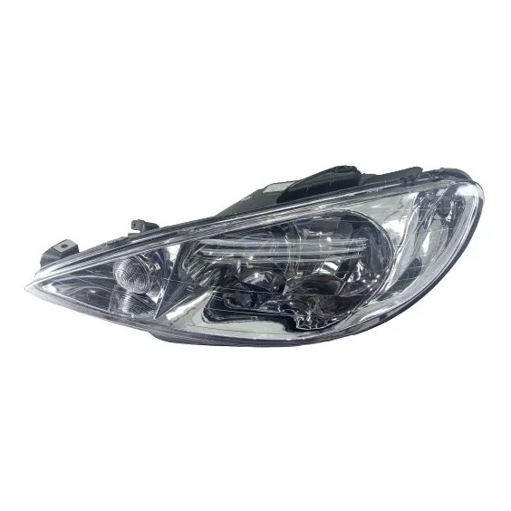 Faro Delantero Doble Bombillo Peugeot 206