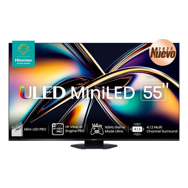 Pantalla 55  Google Tv, Hisense, 55u8qg, Smart Tv Mini Led