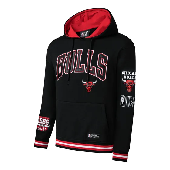 Canguro Nba Hombre Hoodie M Bulls Nbahd523114-blk1 - Menpi