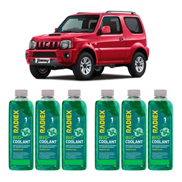 6 Litros Aditivo Radiador Para Arrefecimento Suzuki Jimny