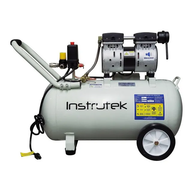 Compresor de aire eléctrico portátil Instrutek WSOF75050H 50L 1hp 127V