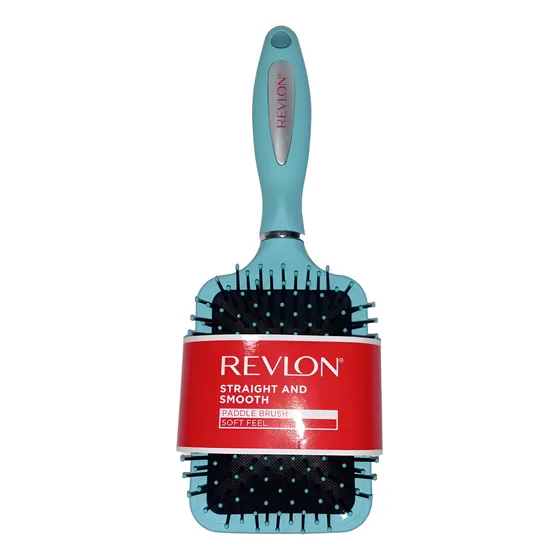 Cepillo De Paleta Recto Y Suave Revlon Peinar Y Secar Azul