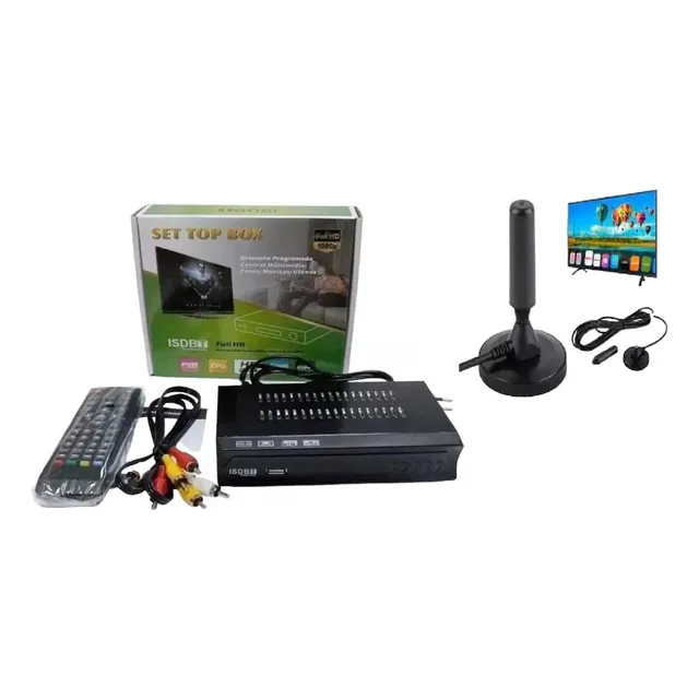 Sintonizador Decodificador Tv Digital Hd  Isdb-t Con Antena