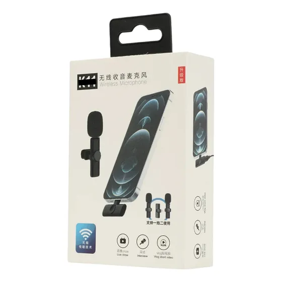 Micrófono Inalámbrico Lavalier K11 Para Tipo C Y Lightning
