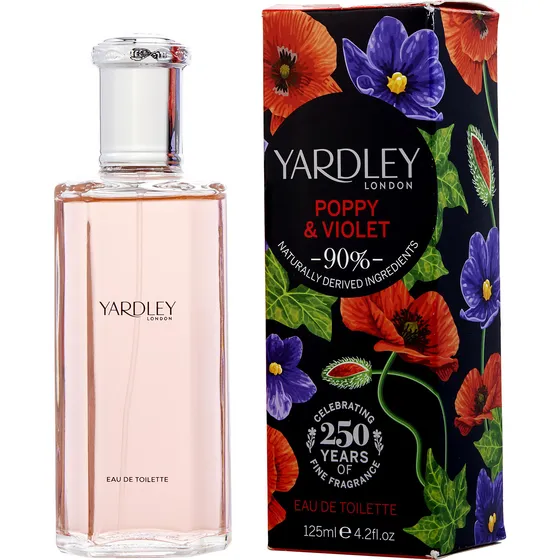 Eau De Toilette Yardley Poppy & Violet 125 Ml Para Mujer