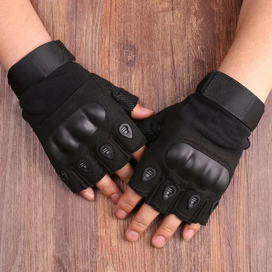 Guantes Tácticos Medio Dedo Tallas L/m 