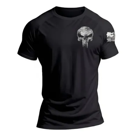 Camiseta Dry Fit Masculina Militar Bope Fantasma Treino