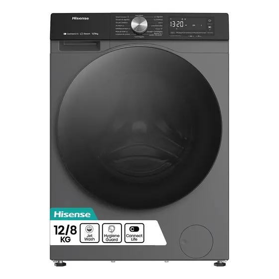 Lavadora Secadora Carga Frontal 12/8kg Wd3s1243bt1 Gris Oscuro