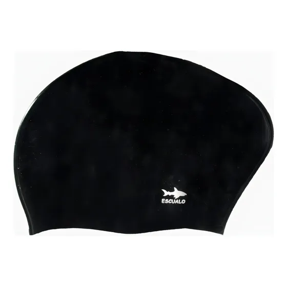 Gorra Natación Modelo Lady Cap Negro - Escualo Cabello Largo Diseño de la tela Liso Talla unitalla