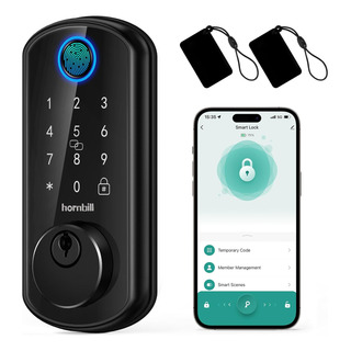 Cerradura De Puerta De Entrada Inteligente Con Wifi: Dedo... Cerradura De Puerta De Entrada Inteligente Con Wifi: Dedo...