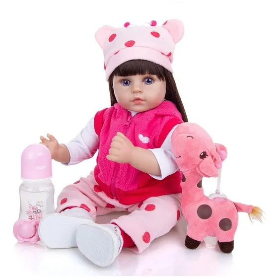 Muñeca Bebé Reborn 05 Silicona De Cuerpo Completo 55cm Niñas