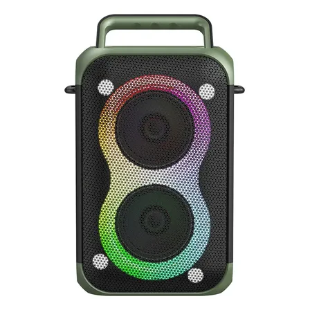Parlante Portátil Bluetooth Zealot Pt02 120 W Rgb Subwoofer Verde Oscuro