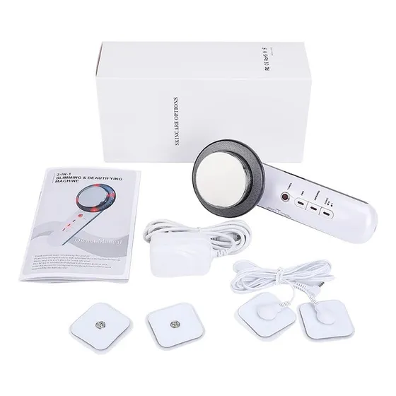 Ultrasonido Infrarrojo 3 En 1 Portátil Masaje Cavitacion Color Blanco 110V