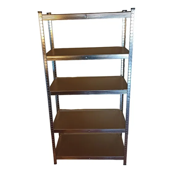 Estante Metálico Acero 5 Niveles Plateado Galvanizado 