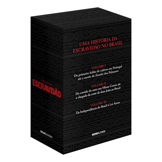 Box Trilogia Escravidão, De Laurentino Gomes. Editorial Globo Livros