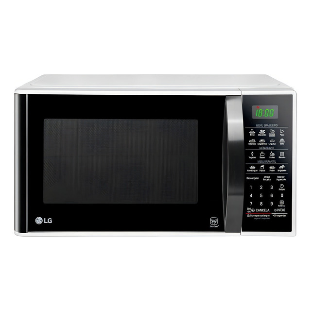 Micro-ondas Solo 30 Litros Ms3091bc Branco LG Micro-ondas Solo 30 Litros Ms3091bc Branco LG