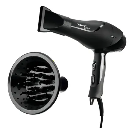 Secador De Cabelo Taiff Easy 1700w 2 Temp Com Difusor Cachos