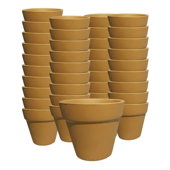 Maceta Barro Ceramica Rustico Color Natural X 20 Unidades - 