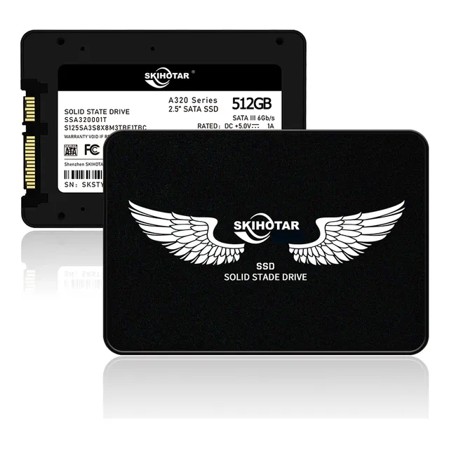 Disco Sólido 512gb Ssd Interno Sata For Laptop Pc Skihotar