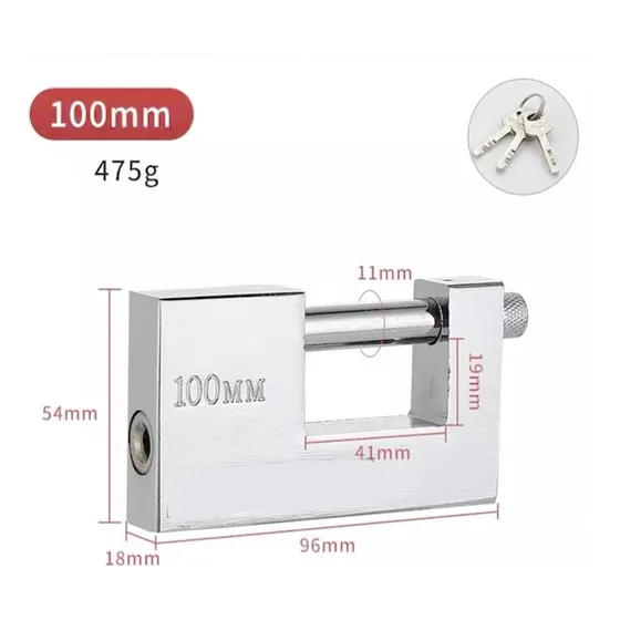 Candado Acero Inoxidable Anti Cizalla Nuevo Oferta M1