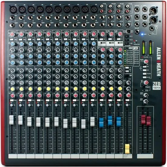 Mixer Allen & Heath Zed16fx Usb Con Efecto