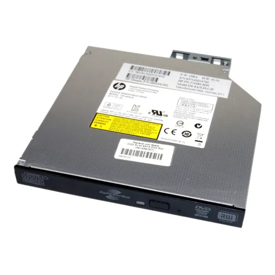 Unidad Lectora Dvd-rom Optical Hp 9.5mm Servidor Sata Gen9 