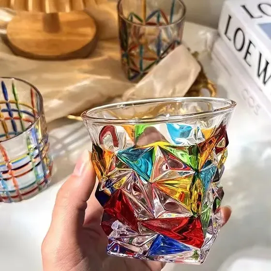 Copo Para Whisky Vidro Lapidado