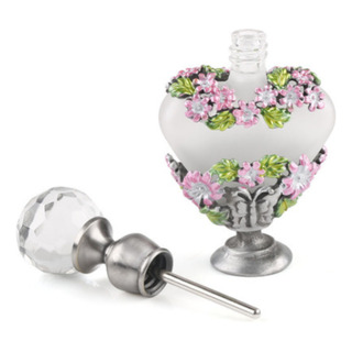 Frascos De Perfume Vintage Pintados De Esmalte - Dubai Glass Frascos De Perfume Vintage Pintados De Esmalte - Dubai Glass