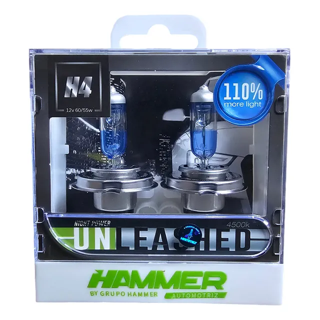 Luces De Carro H4 Halogeno Hammer Unleashed 55w 12v