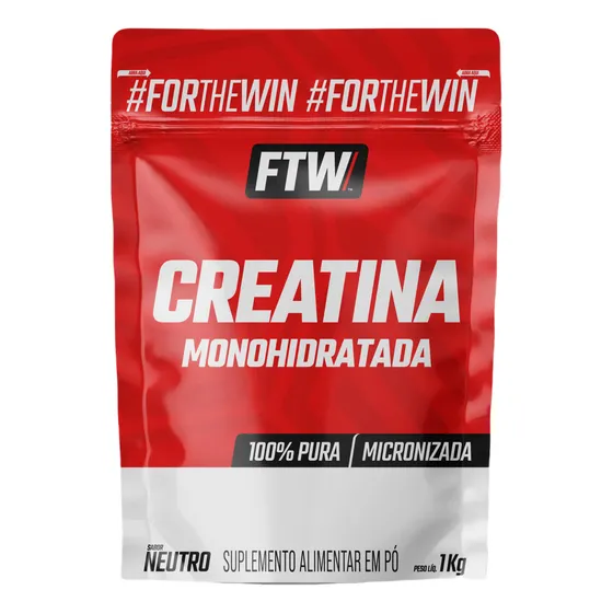 Creatina Monohidratada 100% Pura Refil 1kg - FTW