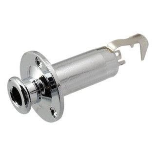 1/4'' Pin De Extremo De Correa Conector De Salida Plata 1/4'' Pin De Extremo De Correa Conector De Salida Plata