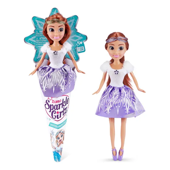 Muñeca Sparkle Girlz. Princesa Invierno. 26cm. Lila  Mpuy