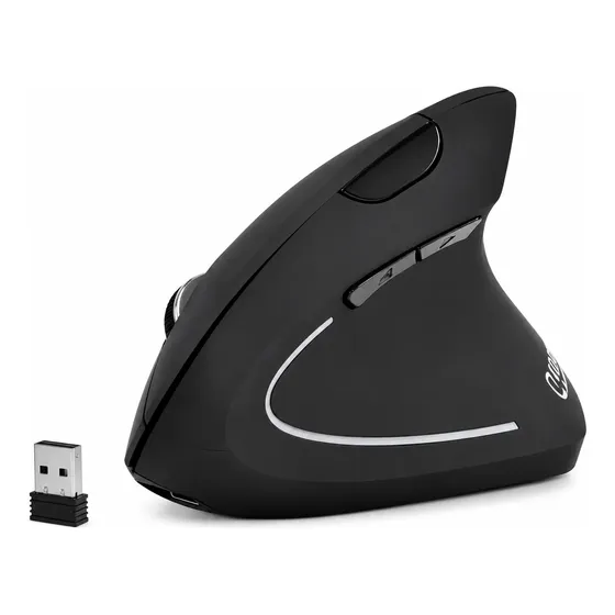 Mouse Vertical Ergonomico Sem Fio 2400dpi Recarregavel