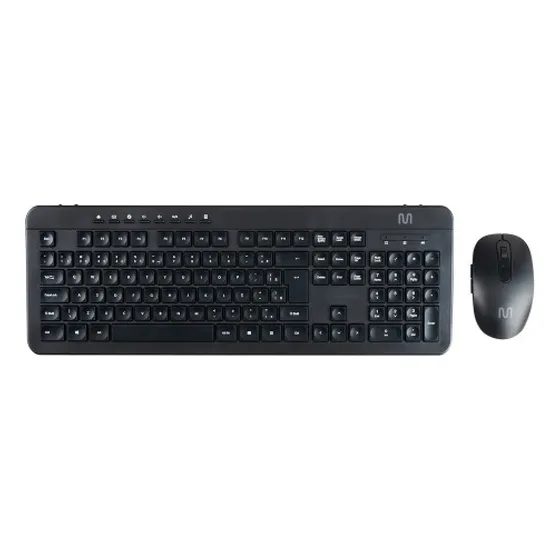Teclado E Mouse Sem Fio Recarregável 2.4ghz Usb - Tc250