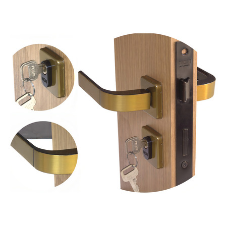 Fechadura Externa Roseta 40mm Mgm Módena Bronze Fechadura Externa Roseta 40mm Mgm Módena Bronze