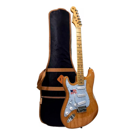 Guitarra Electrica Para Zurdo Sx Stratocaster Ash + Funda Guitarra Electrica Para Zurdo Sx Stratocaster Ash + Funda