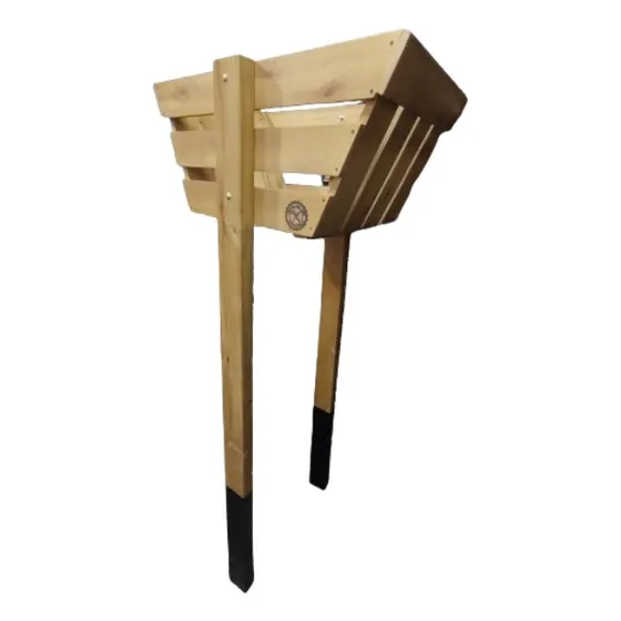 Canasto, Cesto, Tacho De Basura Residuos De Madera Envio S/c