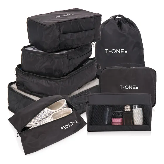 Organizadores De Viaje Para Valija Set 8 Unidades T-onebag