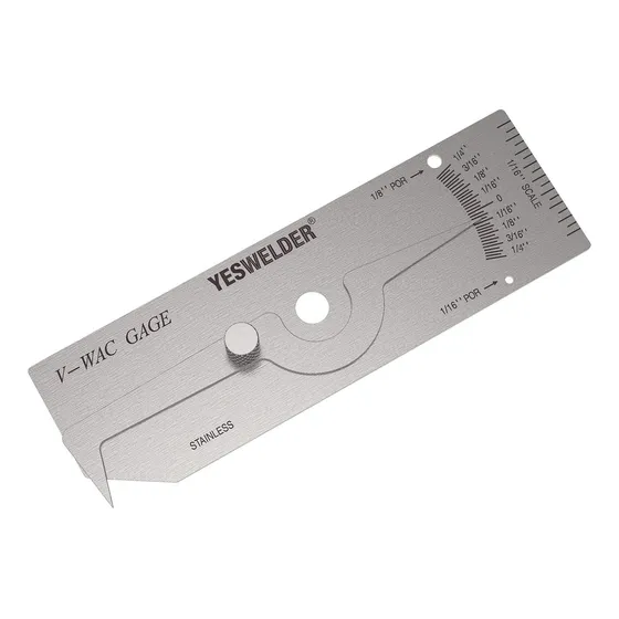 Calibre Soldadura Yeswelder V-wac En Pulgadas Inspeccion