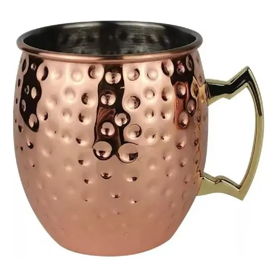 Taza Vaso Moscow Mule Mug De Acero Inox