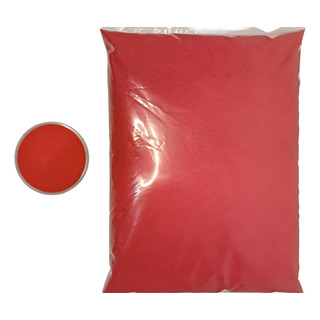 Areia Colorida Tratada Saco 5kg Vermelho Areia Colorida Tratada Saco 5kg Vermelho