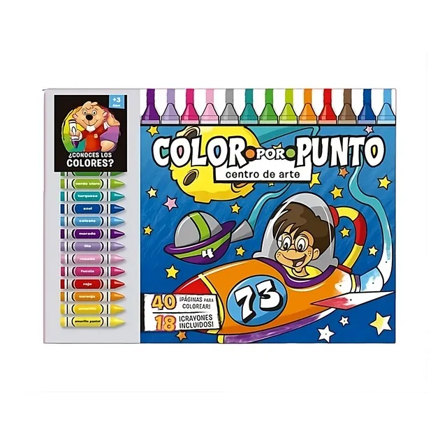 Color Por Punto Centro De Arte, De Lexus Editores. Editorial Lexus Editores Infantil, Edición 2013 En Español