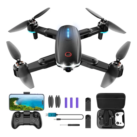 Drone Con Cámara, Mini Drone Para Niños Con Cámara 1080p Hd 